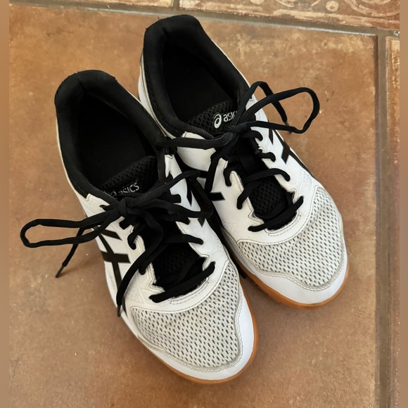 ASICS Gel Rocket 8 men’s white black sneakers shoes 6.5 M volleyball court kids - Picture 3 of 10